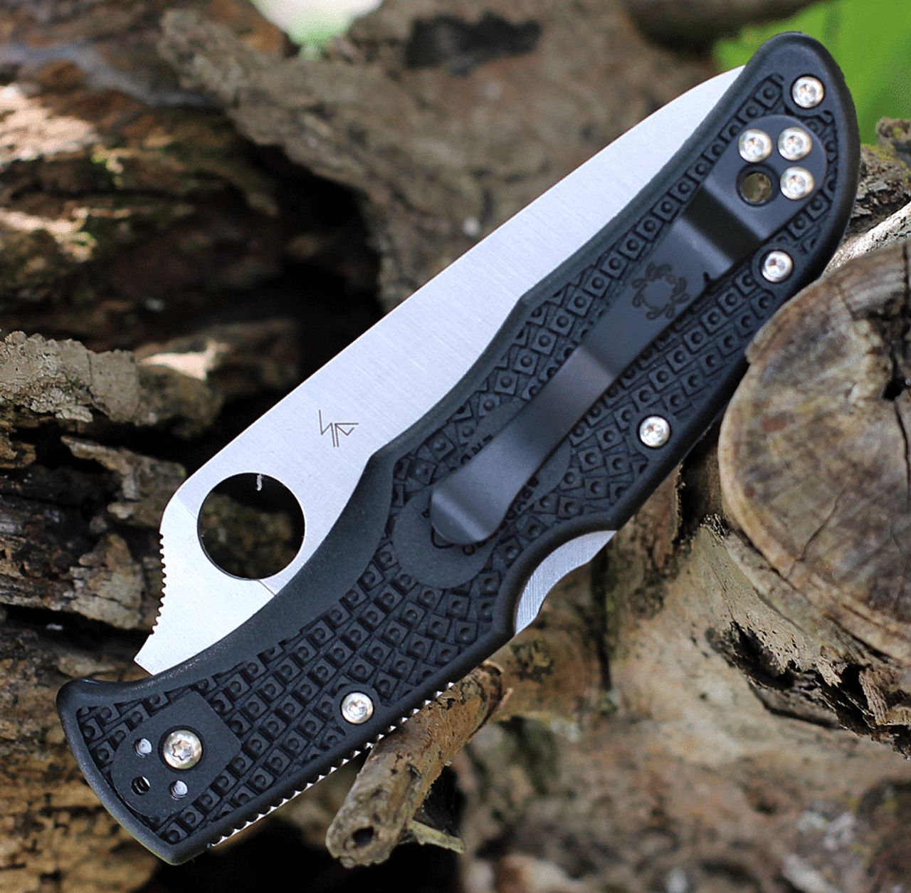 Spyderco Endura VG10钢 FRN柄 C10FPSBKBL 黑色 800