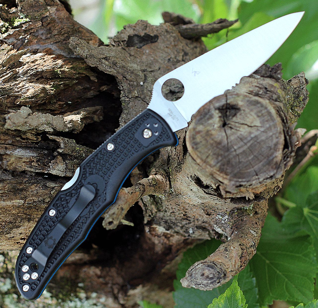 Spyderco Endura VG10钢 FRN柄 C10FPSBKBL 黑色 800