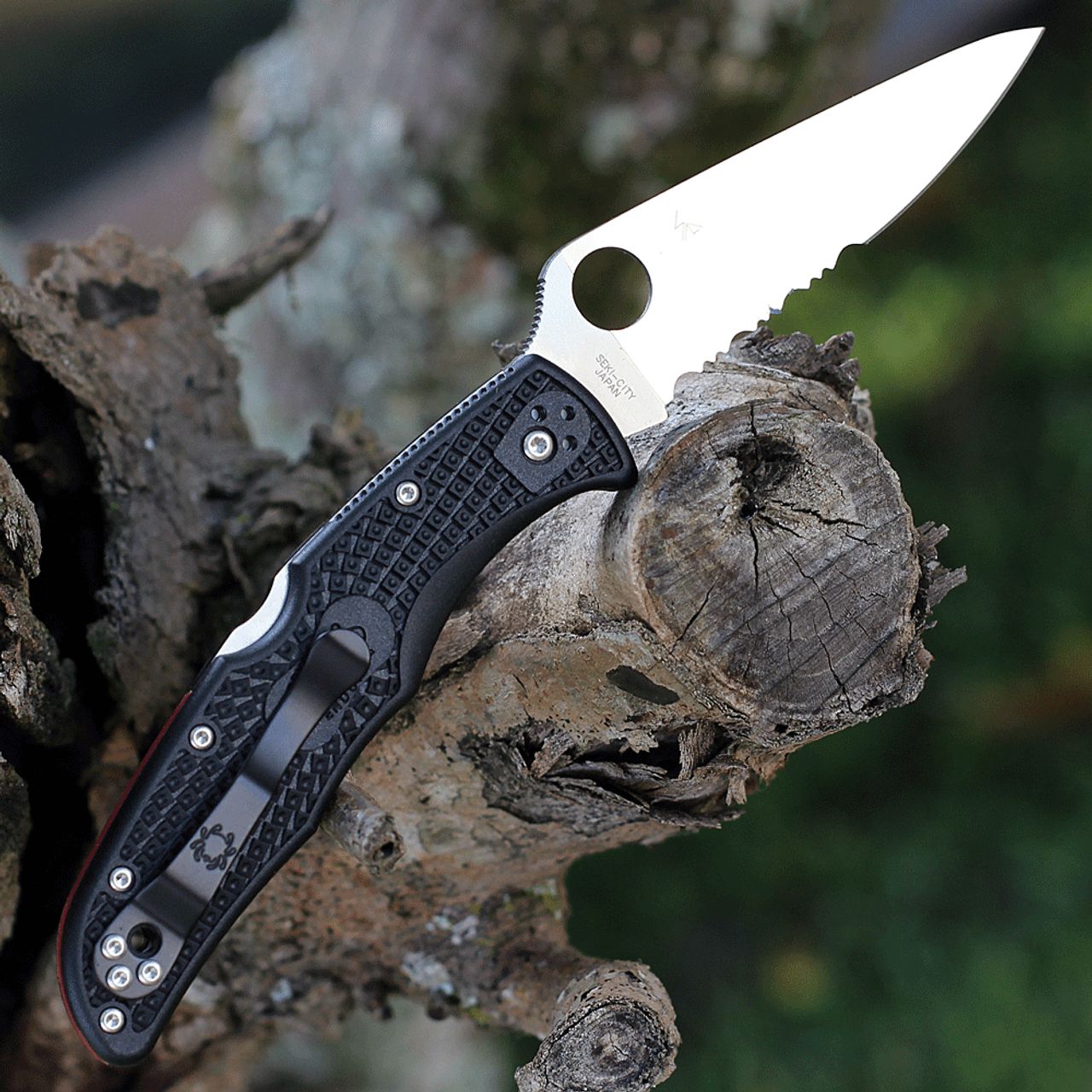 Spyderco Endura 4 VG10钢 FRN柄 C10FPSBKRD 黑色 800