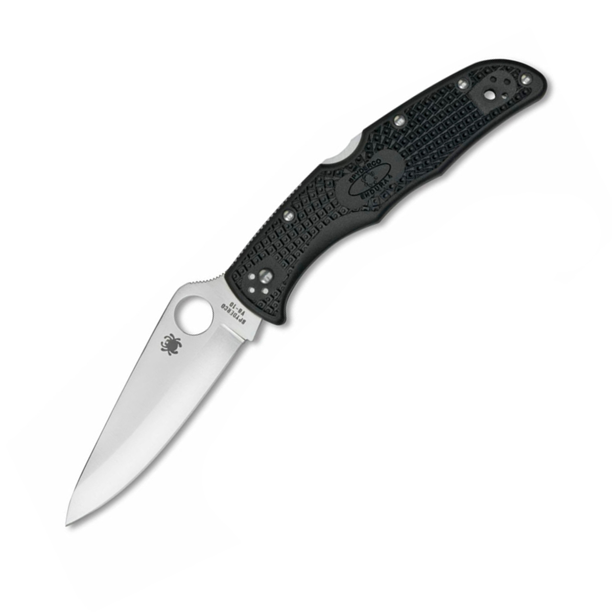 Spyderco Endura 4 VG10钢 FRN柄 C10PBK 黑色 750