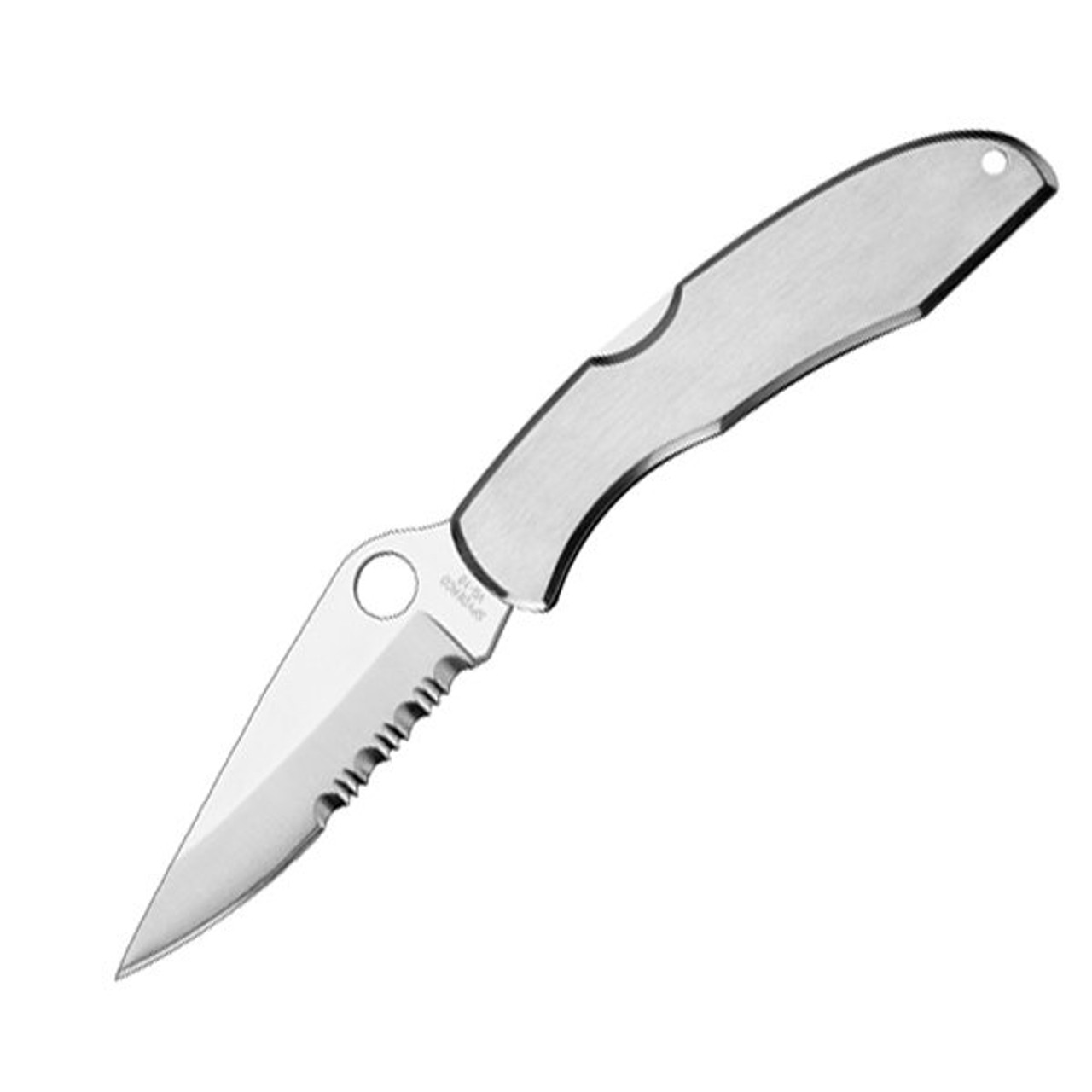 Spyderco Endura 4 VG10钢 不锈钢柄 C10PS 钢本色 900
