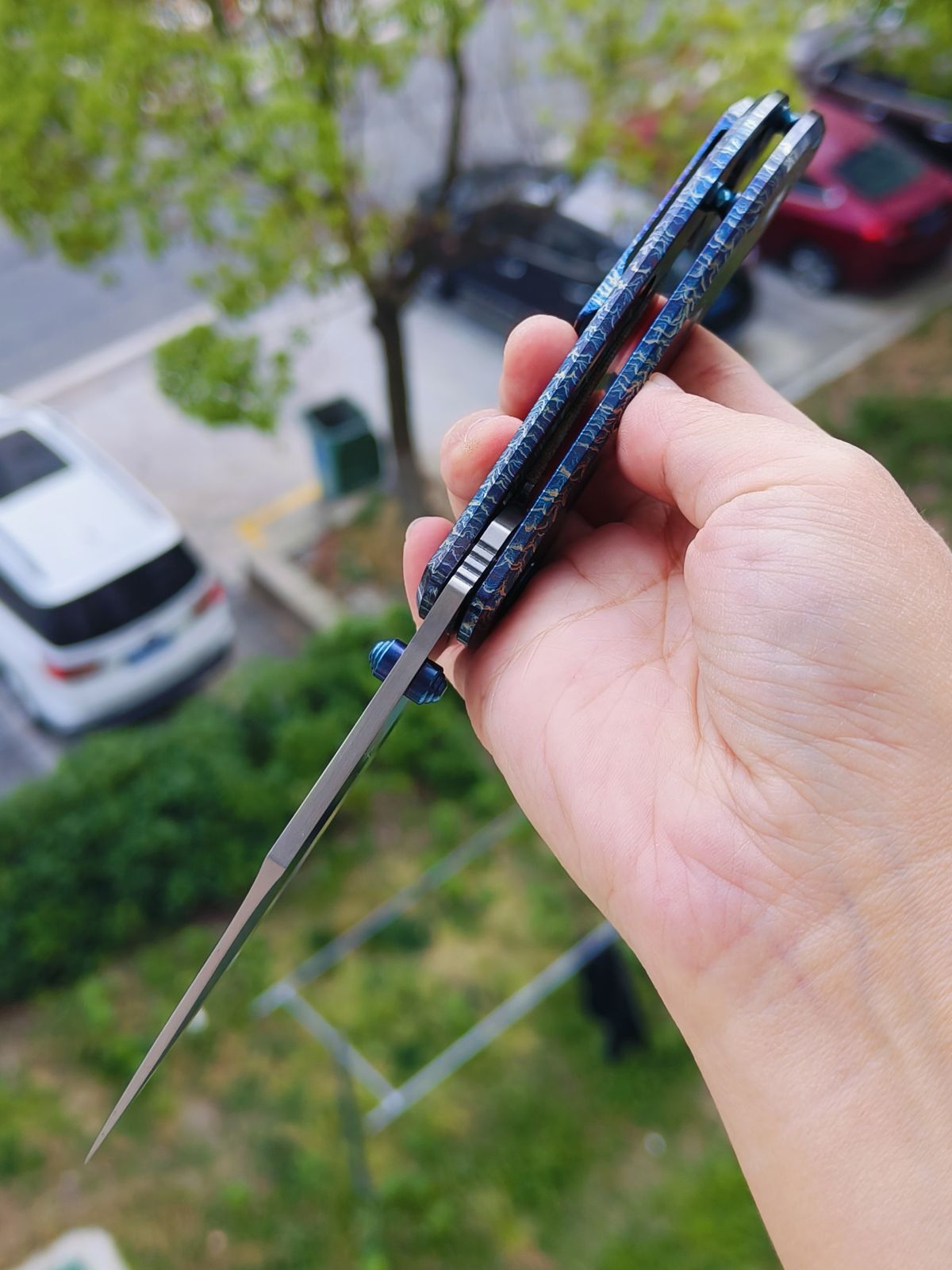 【售完】Kansept Rei CPM-20CV钢 钛柄 K1061A4 雷电纹 原价1329 特惠750