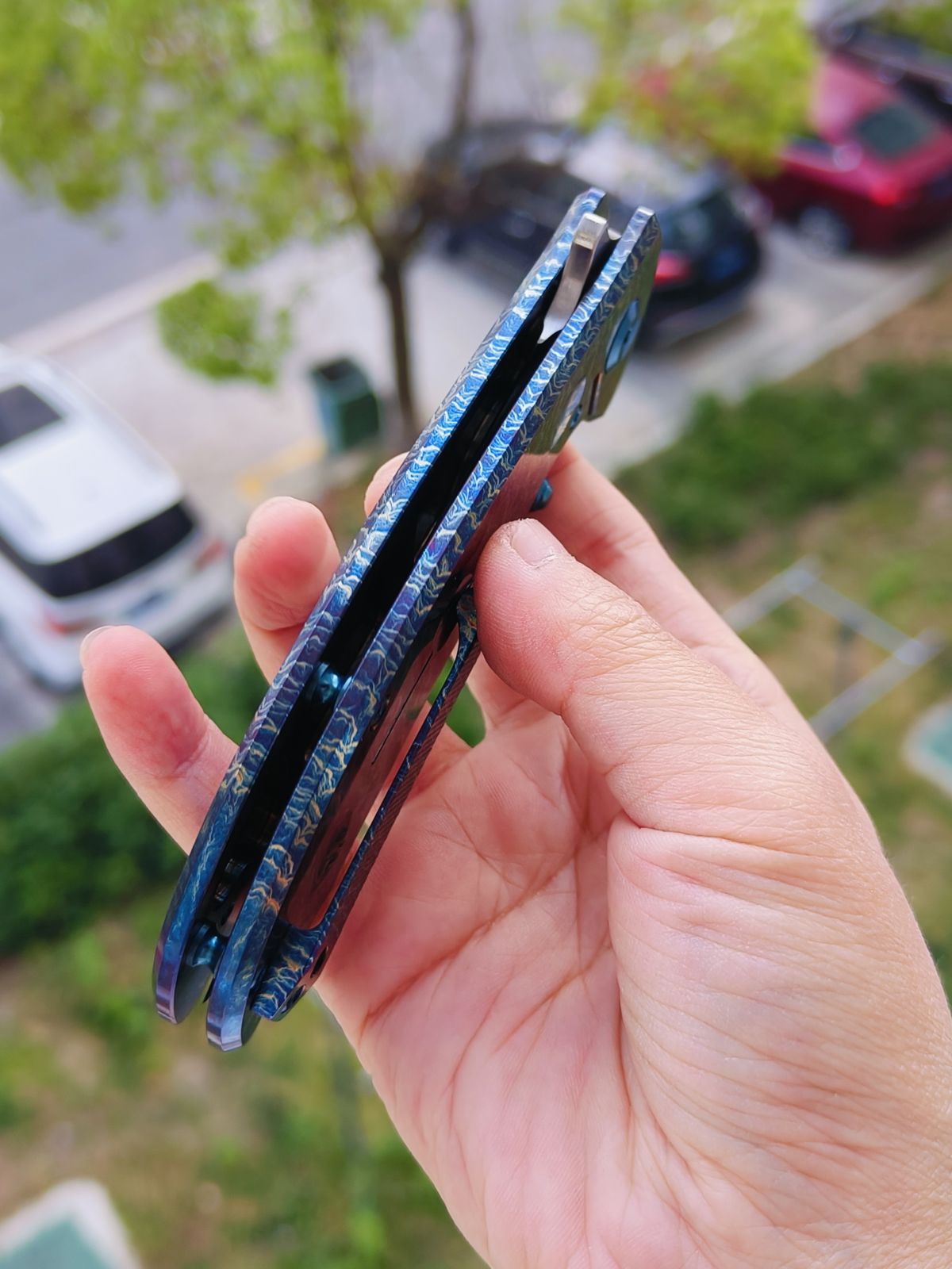 【售完】Kansept Rei CPM-20CV钢 钛柄 K1061A4 雷电纹 原价1329 特惠750