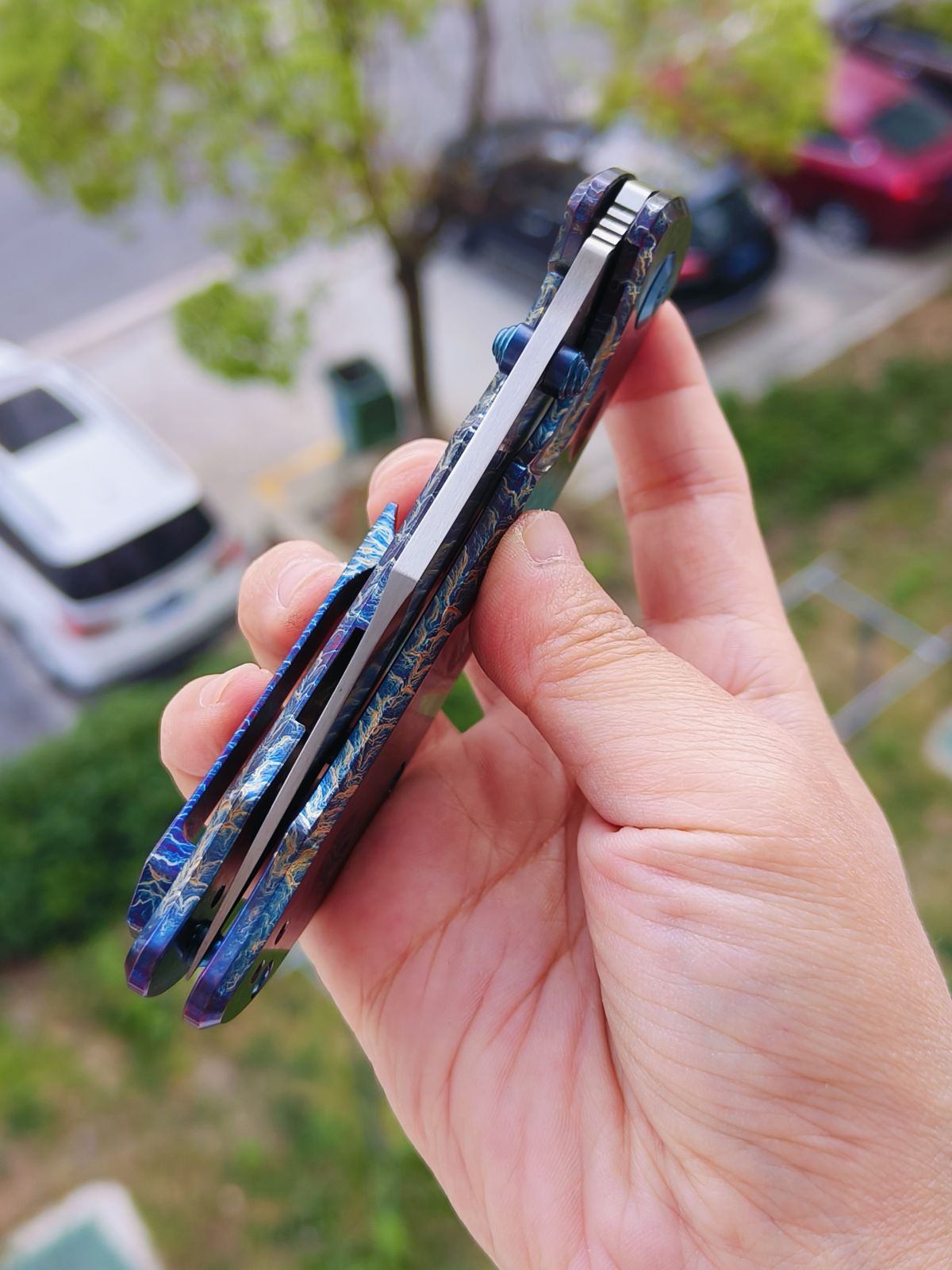 【售完】Kansept Rei CPM-20CV钢 钛柄 K1061A4 雷电纹 原价1329 特惠750