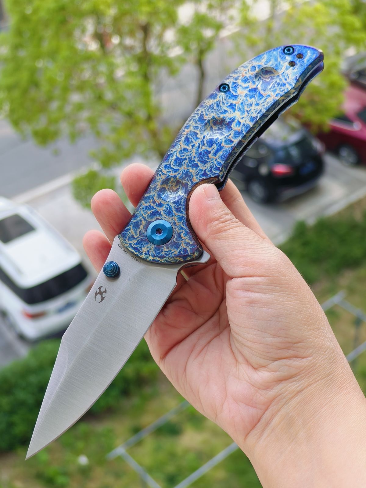 【售完】Kansept Rei CPM-20CV钢 钛柄 K1061A4 雷电纹 原价1329 特惠750