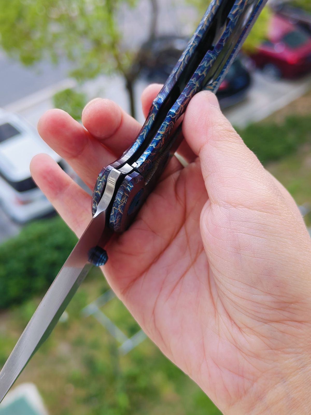 【售完】Kansept Rei CPM-20CV钢 钛柄 K1061A4 雷电纹 原价1329 特惠750