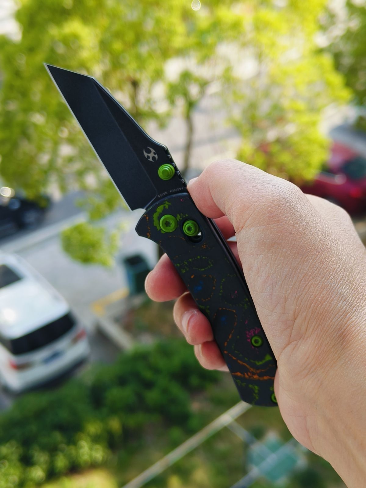 Kansept Little Main Street S35VN钢 碳纤维柄 K2015V4 云纹 838