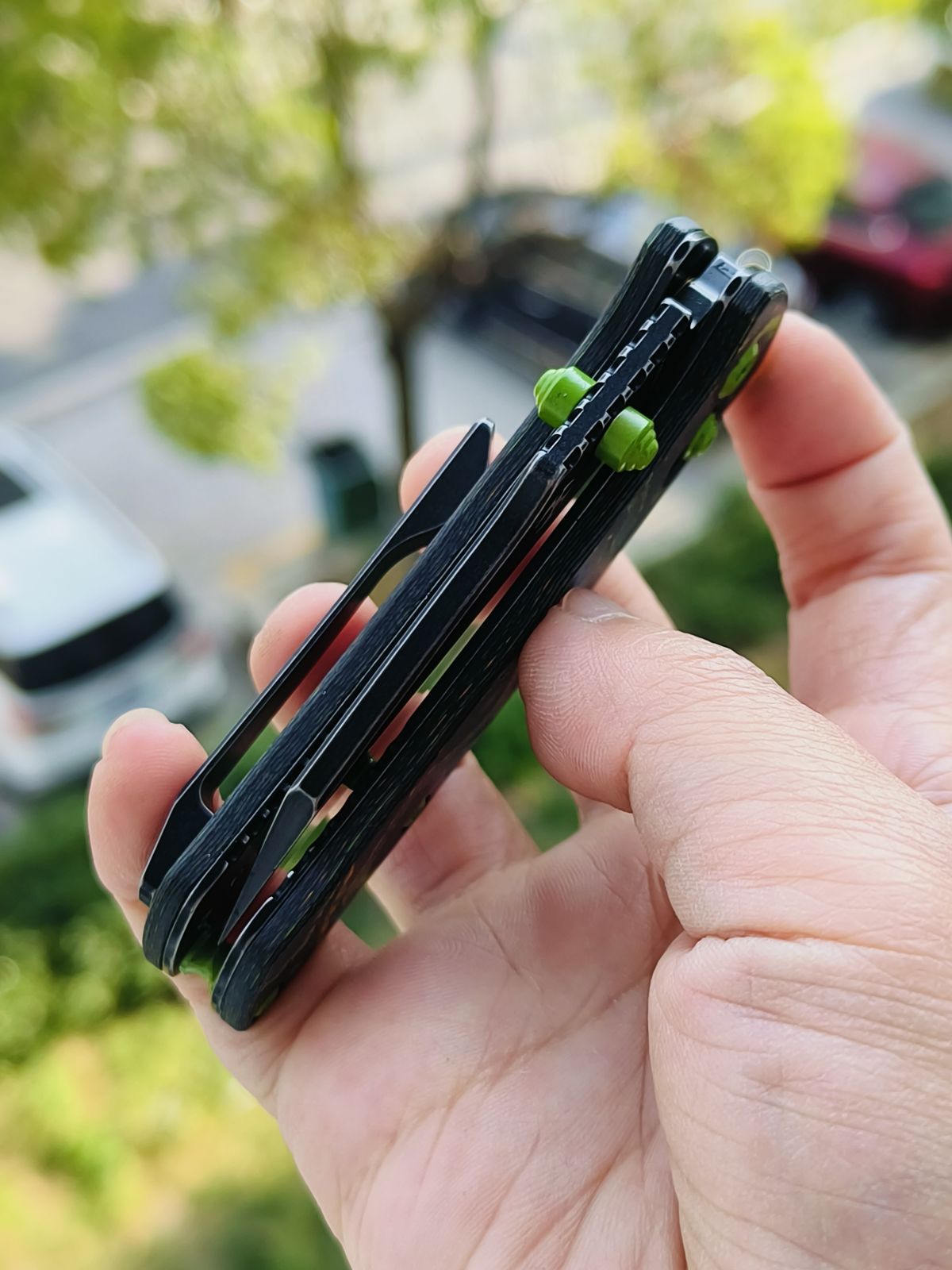 Kansept Little Main Street S35VN钢 碳纤维柄 K2015V4 云纹 838