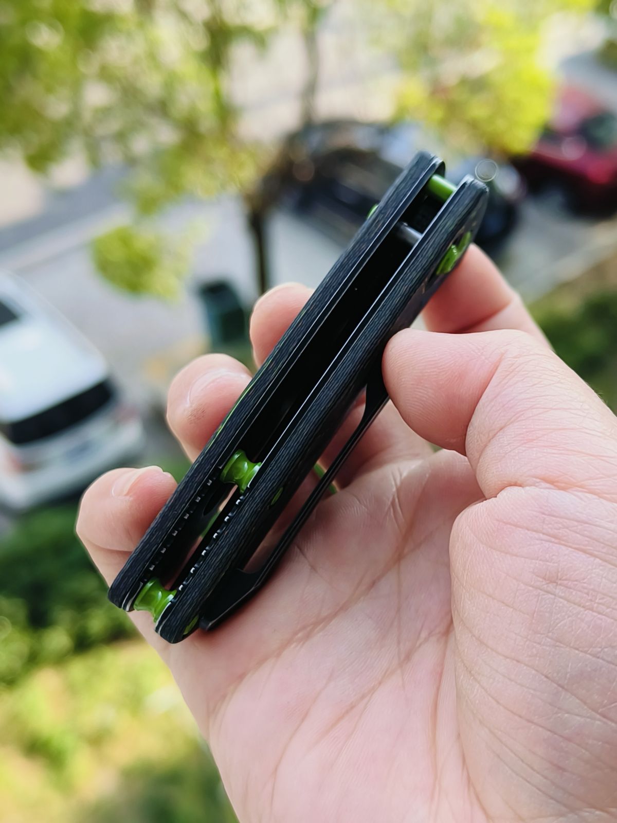 Kansept Little Main Street S35VN钢 碳纤维柄 K2015V4 云纹 838