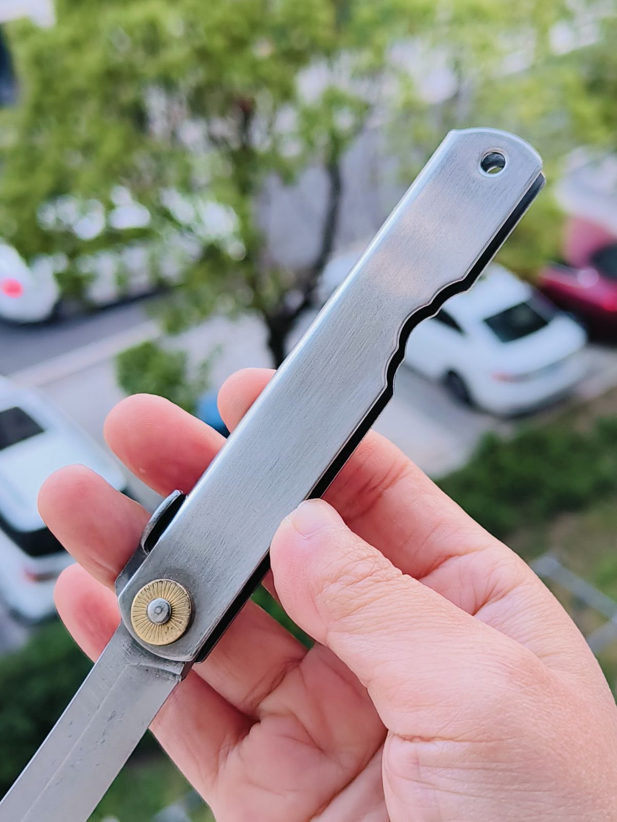 Higonokami 日本肥后守定驹 VG10钢 不锈钢手柄 258