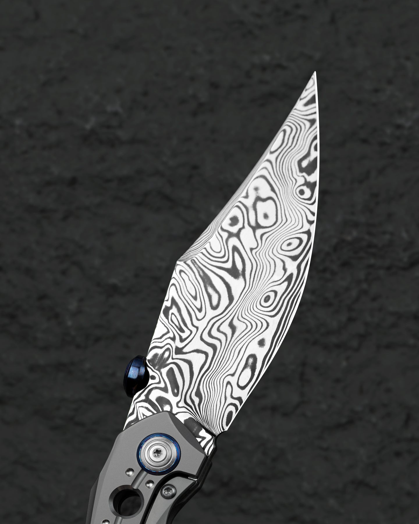 Bestech Razon 大马士革钢 钛合金柄 BT2406E 灰色 4980