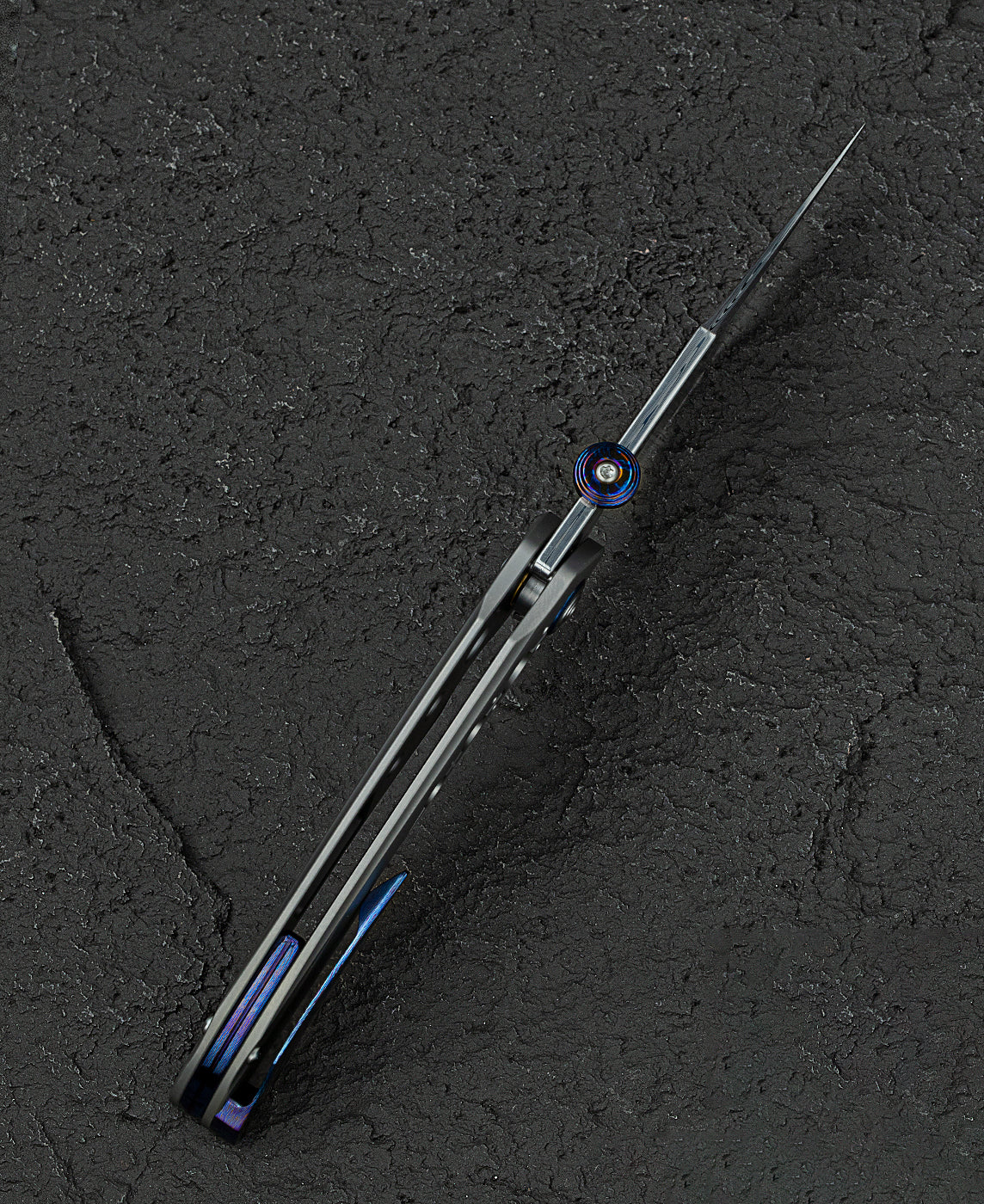 Bestech Razon 大马士革钢 钛合金柄 BT2406E 灰色 4980