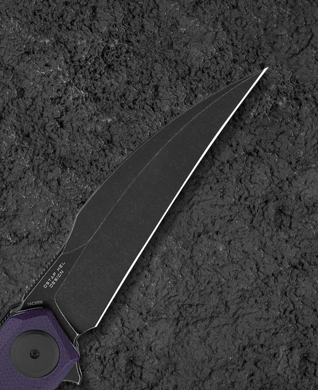 Bestech Ivy 14C28N钢 G10柄 BG59G 紫色 449
