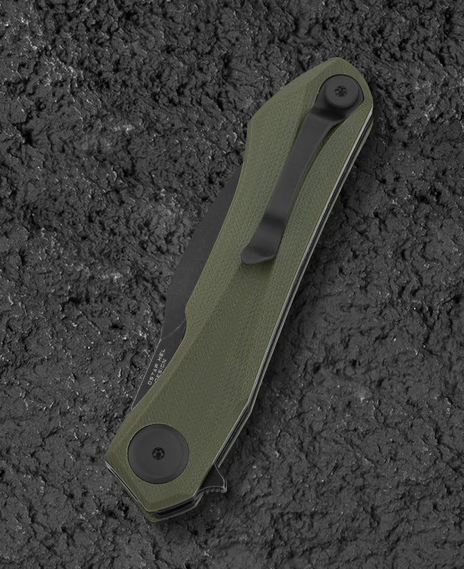 Bestech Ivy 14C28N钢 G10柄 BG59C OD绿色 449