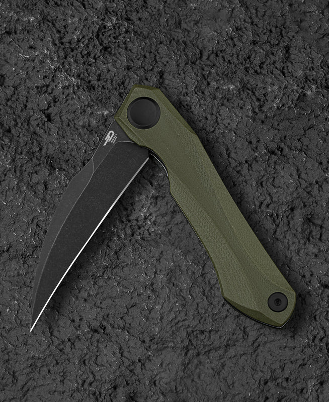 Bestech Ivy 14C28N钢 G10柄 BG59C OD绿色 449