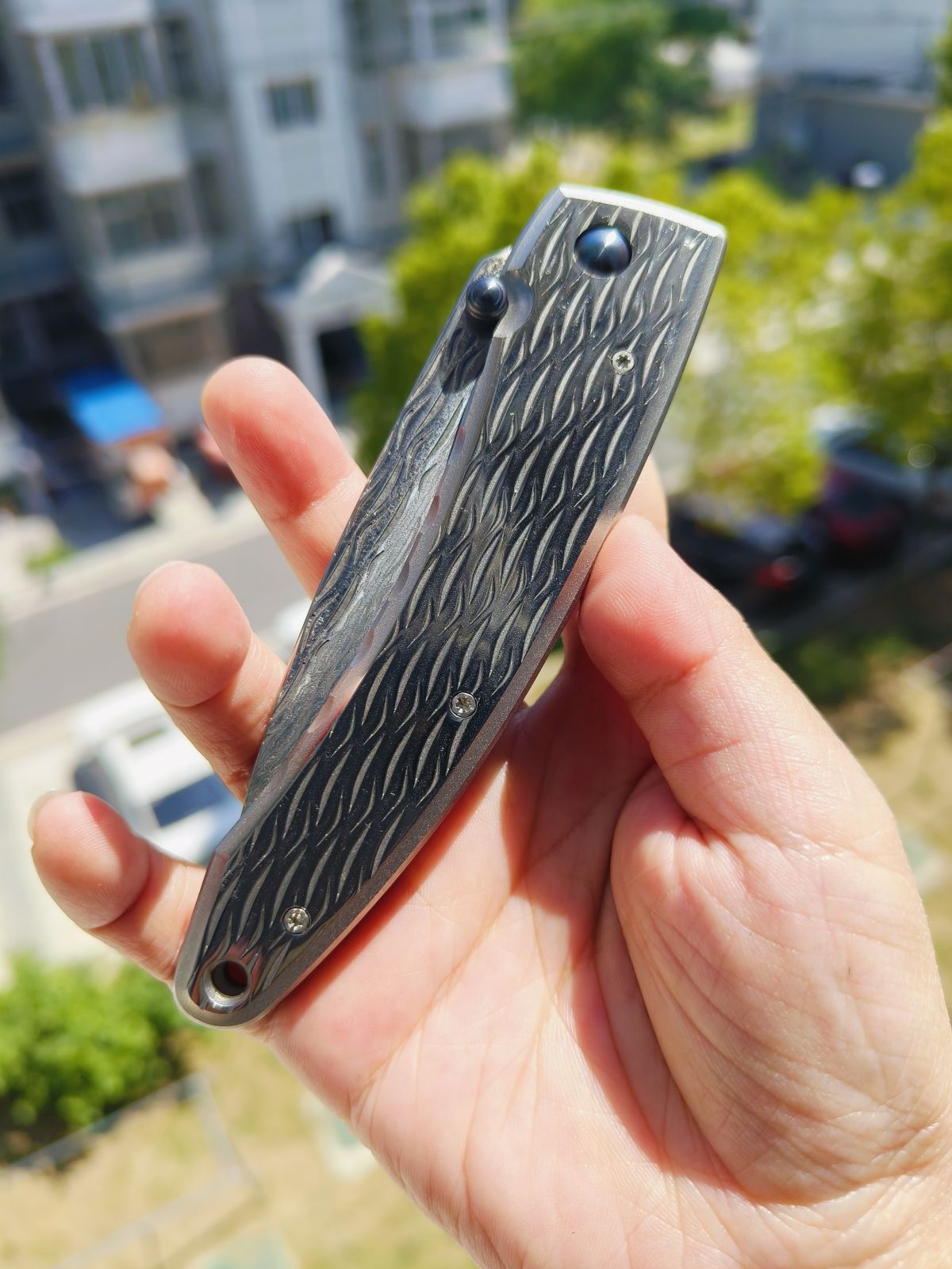 【售完】Mcusta 大马士革钢 不锈钢柄 MC-0112D 钢本色 原价960 特惠450