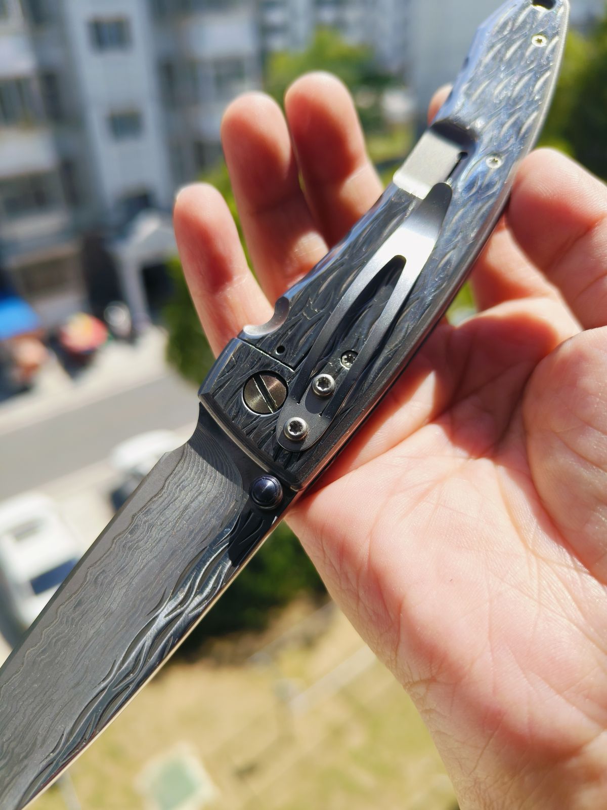 【售完】Mcusta 大马士革钢 不锈钢柄 MC-0112D 钢本色 原价960 特惠450