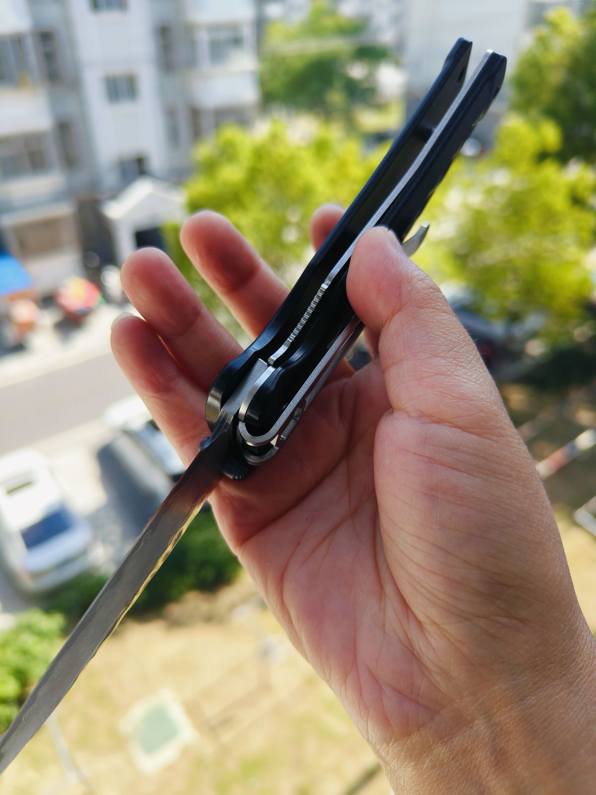 【特惠】Mcusta 大马士革钢 铝合金柄 MC-0161D 黑色 原价960 特惠760