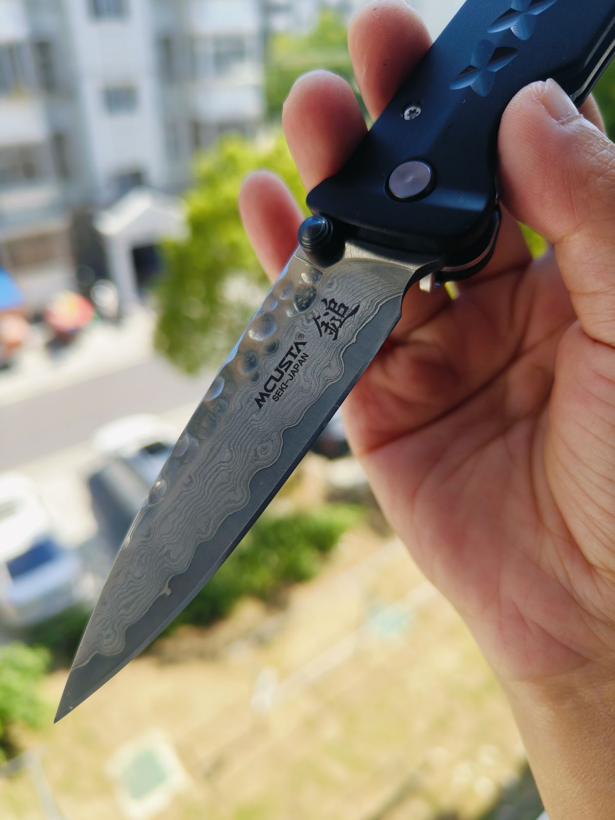 【特惠】Mcusta 大马士革钢 铝合金柄 MC-0161D 黑色 原价960 特惠760