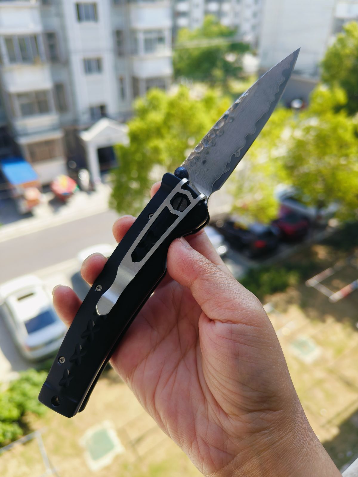 【特惠】Mcusta 大马士革钢 铝合金柄 MC-0161D 黑色 原价960 特惠760