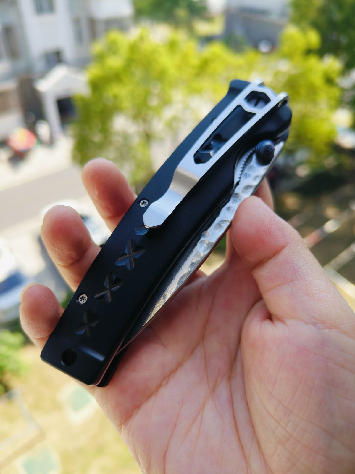 【特惠】Mcusta 大马士革钢 铝合金柄 MC-0161D 黑色 原价960 特惠760