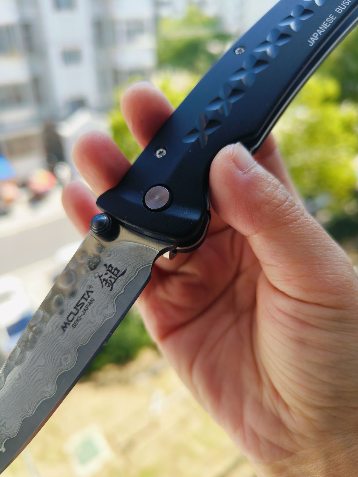 【特惠】Mcusta 大马士革钢 铝合金柄 MC-0161D 黑色 原价960 特惠760