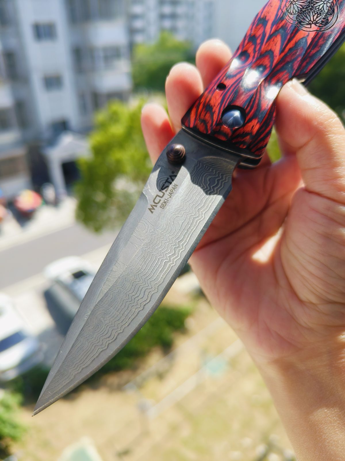 【特惠】Mcusta 大马士革钢 木柄 MC-0183D 木色 原价1160  特惠860