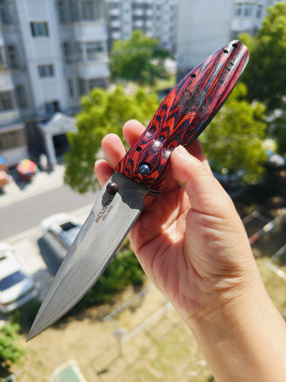 【特惠】Mcusta 大马士革钢 木柄 MC-0183D 木色 原价1160  特惠860