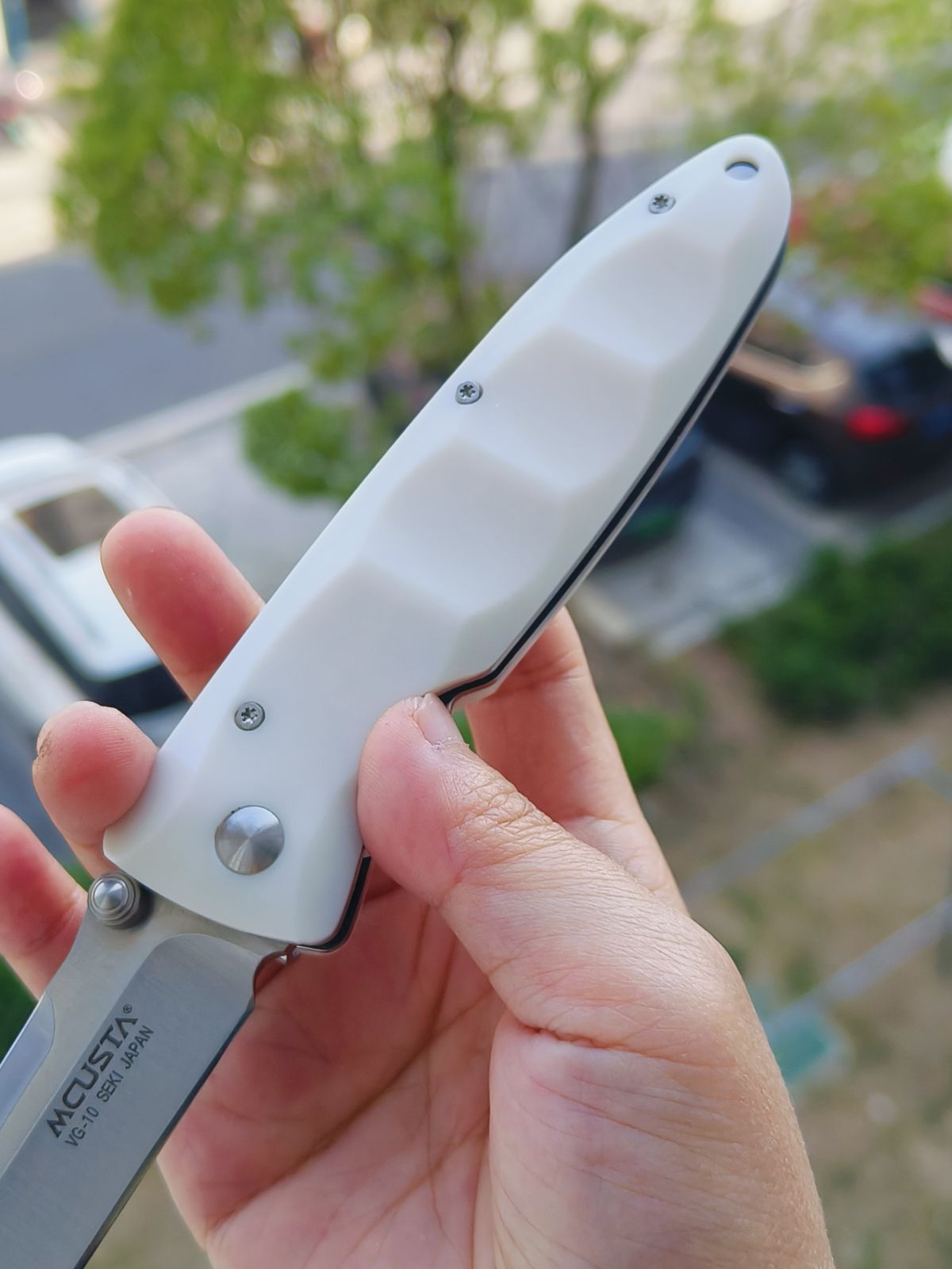 【售完】Mcusta VG10钢 可耐力柄 MC-0015 白色 499 原价1080