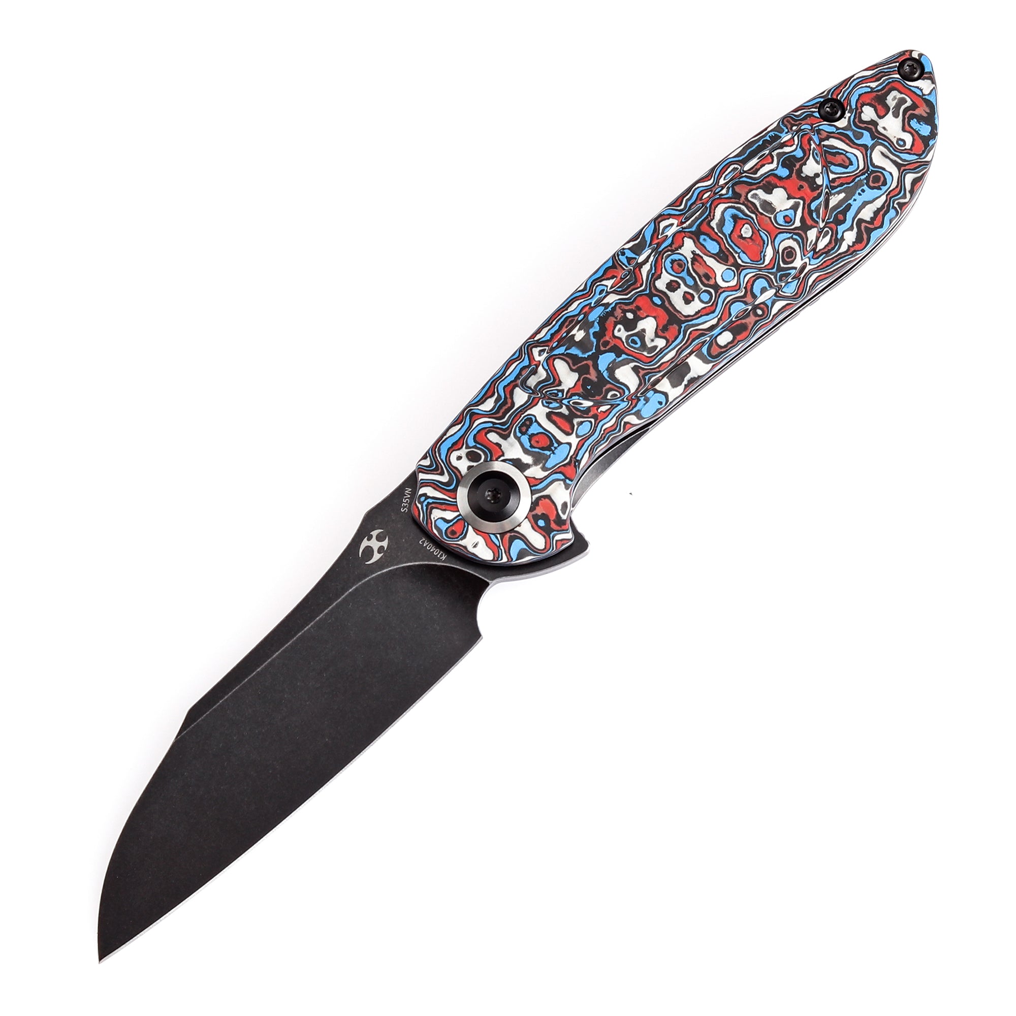 Kansept Prometheus CPM-S35VN钢 碳纤维+钛柄 K1040A2 云纹 1160