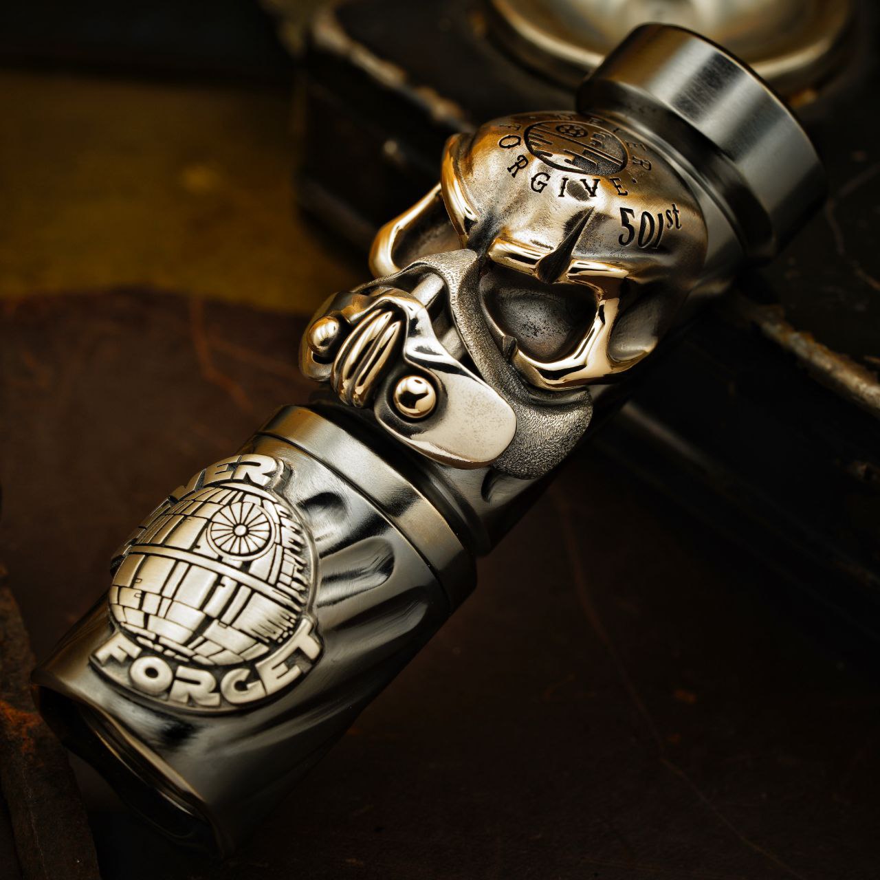 Cpprhd Metal Word Hanko Flashlight Custom One Off