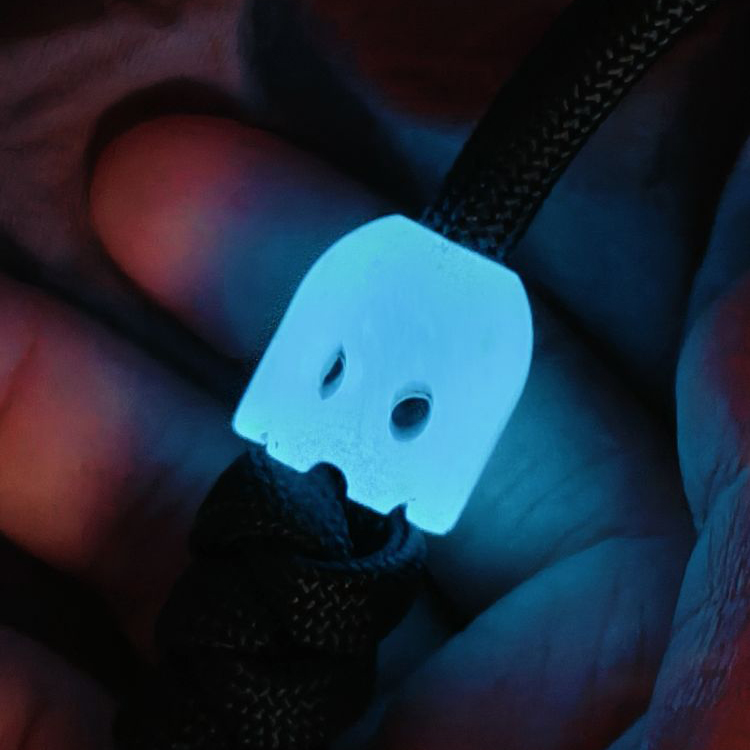 SSD工作室 金箔树脂夜光幽灵夜光刀坠吊坠伞绳刀坠 48