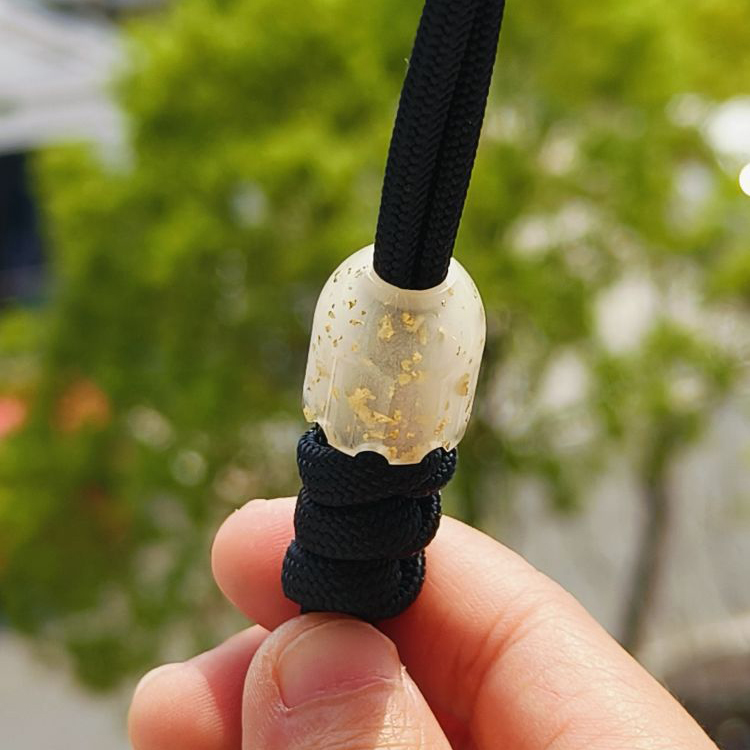 SSD工作室 金箔树脂夜光幽灵夜光刀坠吊坠伞绳刀坠 48