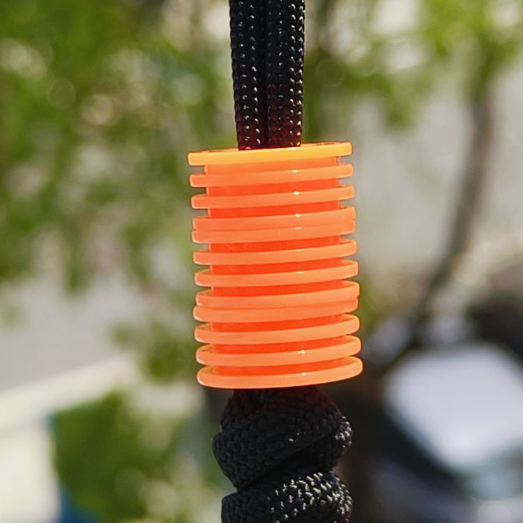 SSD工作室 橙色树脂刀坠 刀具装饰 三个一组 28