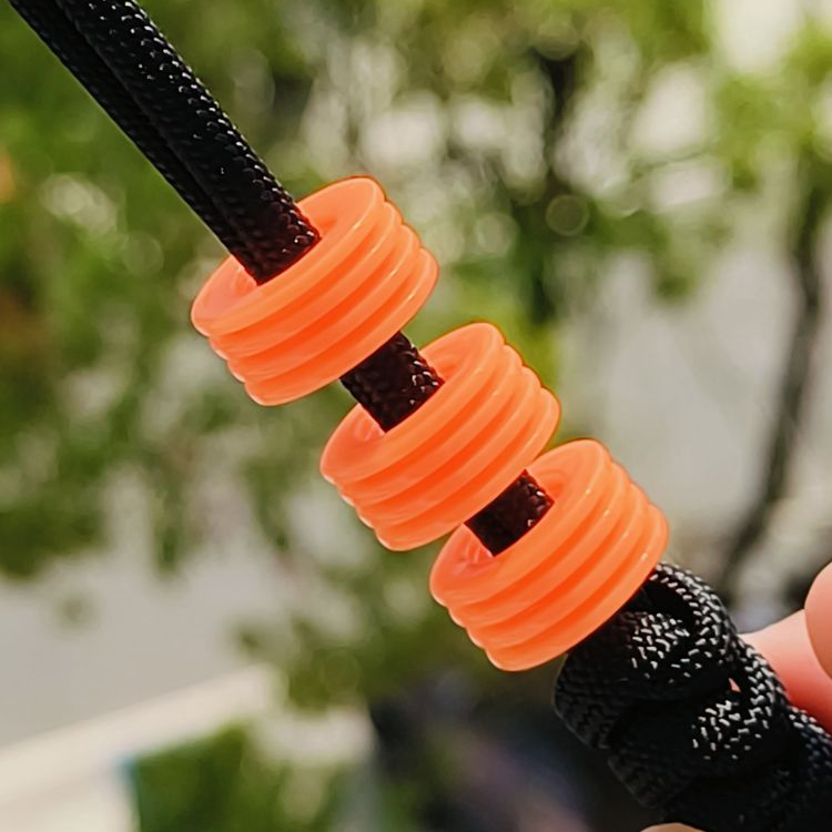 SSD工作室 橙色树脂刀坠 刀具装饰 三个一组 28