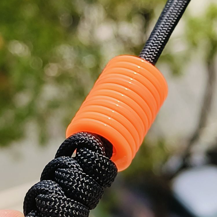 SSD工作室 橙色树脂刀坠 刀具装饰 三个一组 28