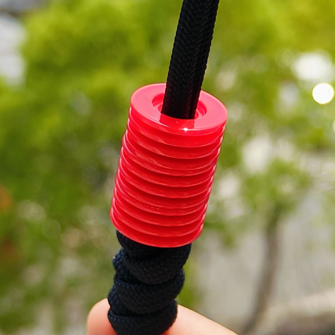 SSD工作室 红色树脂刀坠 刀具装饰 三个一组 28