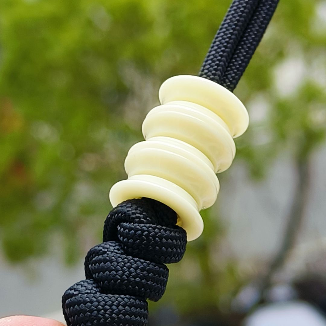 SSD工作室 奶白色树脂刀坠 刀具装饰 三个一组 28