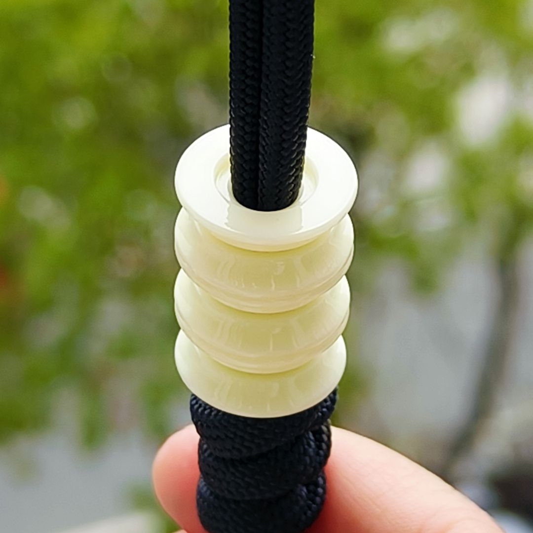 SSD工作室 奶白色树脂刀坠 刀具装饰 三个一组 28
