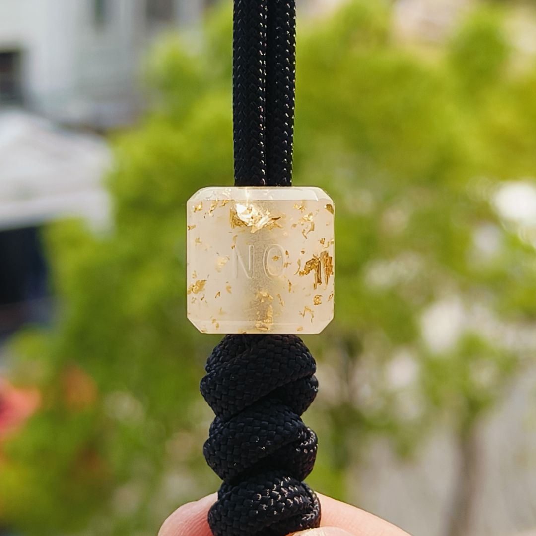 SSD工作室 金箔夜光树脂夜光刀坠 伞绳刀坠 28