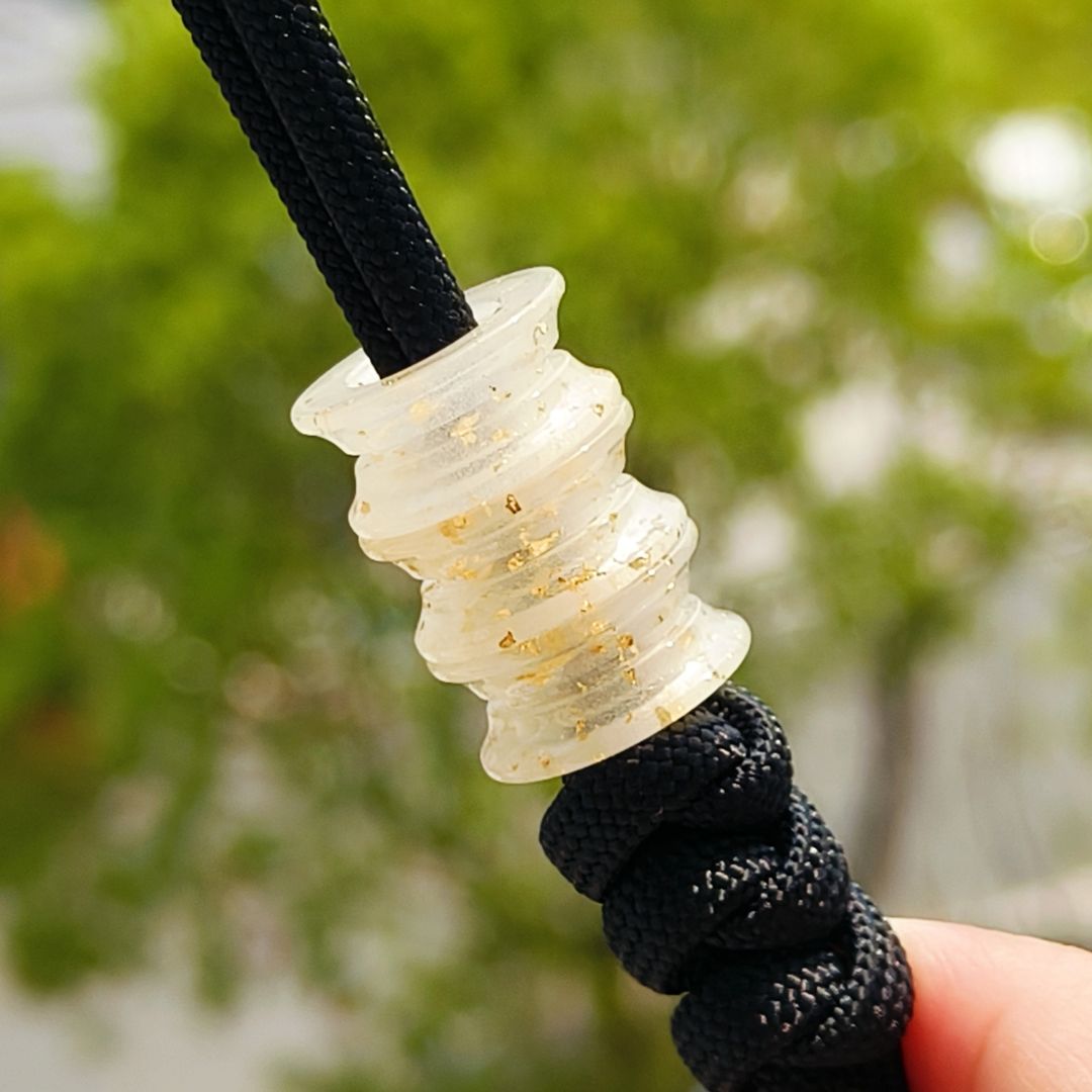 SSD工作室 金箔树脂夜光刀坠 刀具装饰 三个一组 28