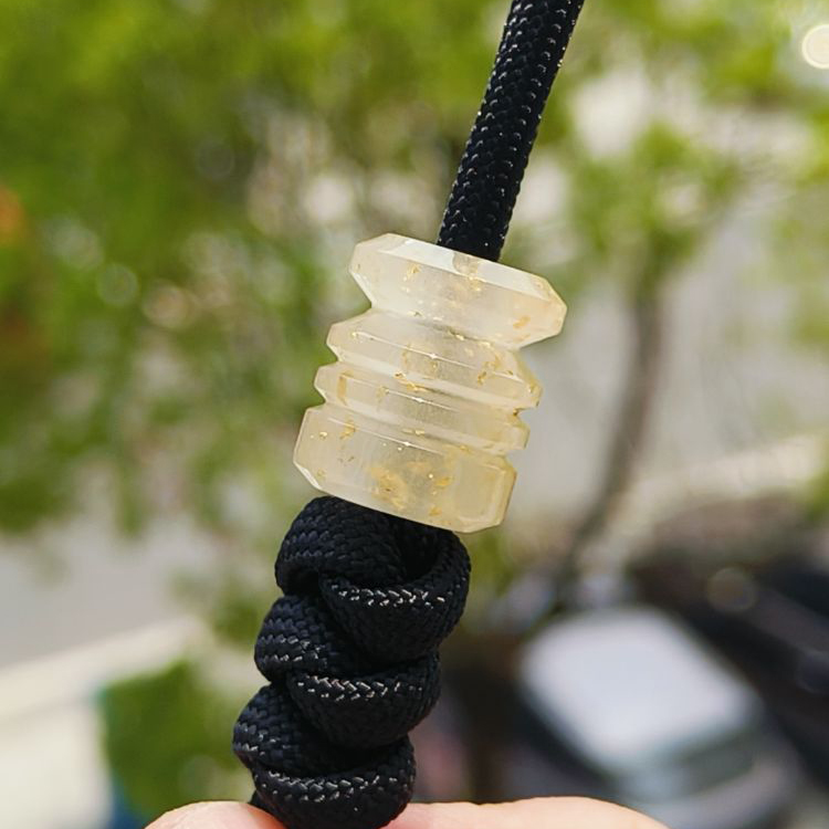 SSD工作室 金箔夜光树脂夜光刀坠 伞绳刀坠 28