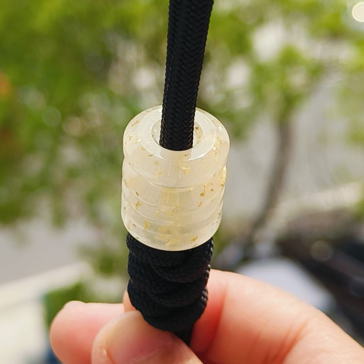 SSD工作室 金箔夜光树脂夜光刀坠 伞绳刀坠 28