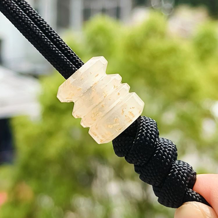 SSD工作室 金箔夜光树脂夜光刀坠 伞绳刀坠 28