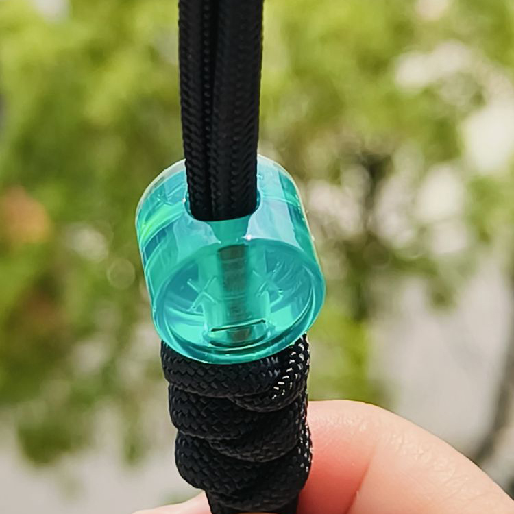 SSD工作室 蓝色树脂刀坠微笑 刀具装饰 28