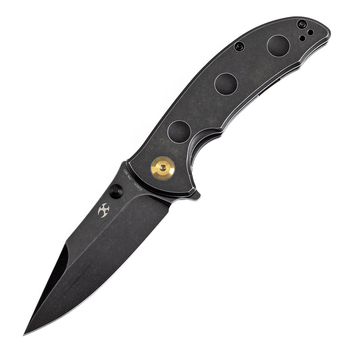 Kansept Rei CPM-20CV钢 钛合金柄 黑色 1160