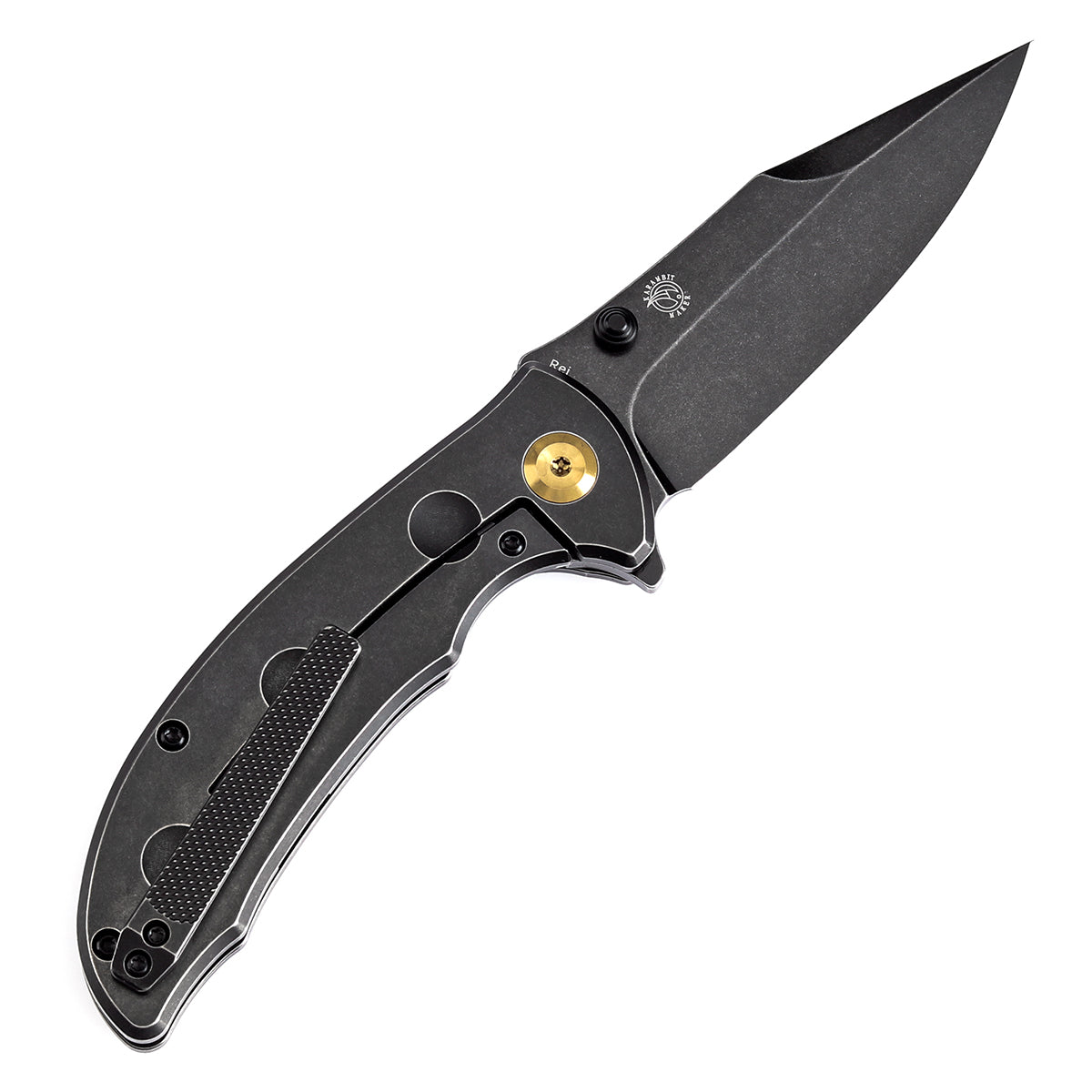 Kansept Rei CPM-20CV钢 钛合金柄 黑色 1160