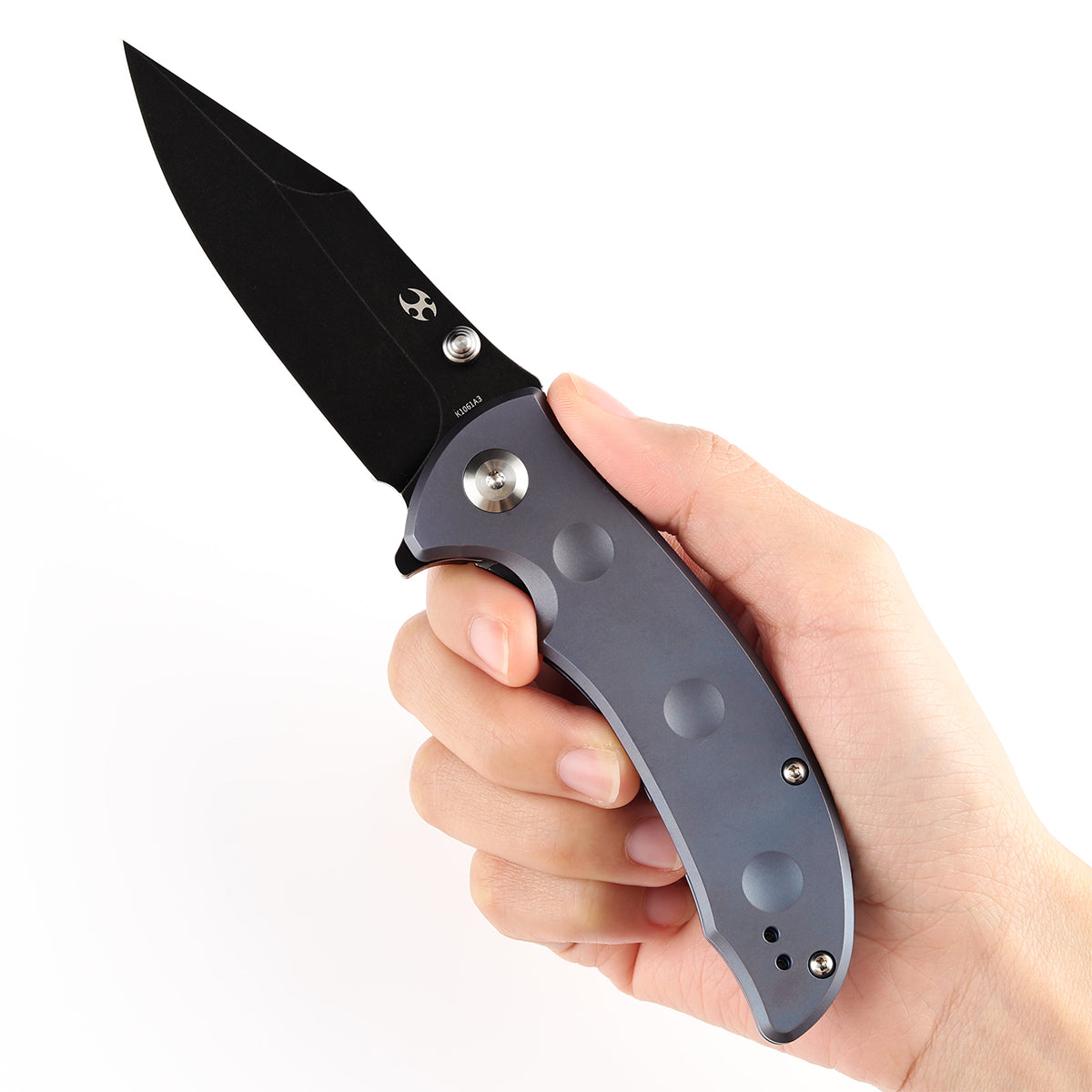 Kansept Rei CPM-20CV钢 钛合金柄 棕色 1180