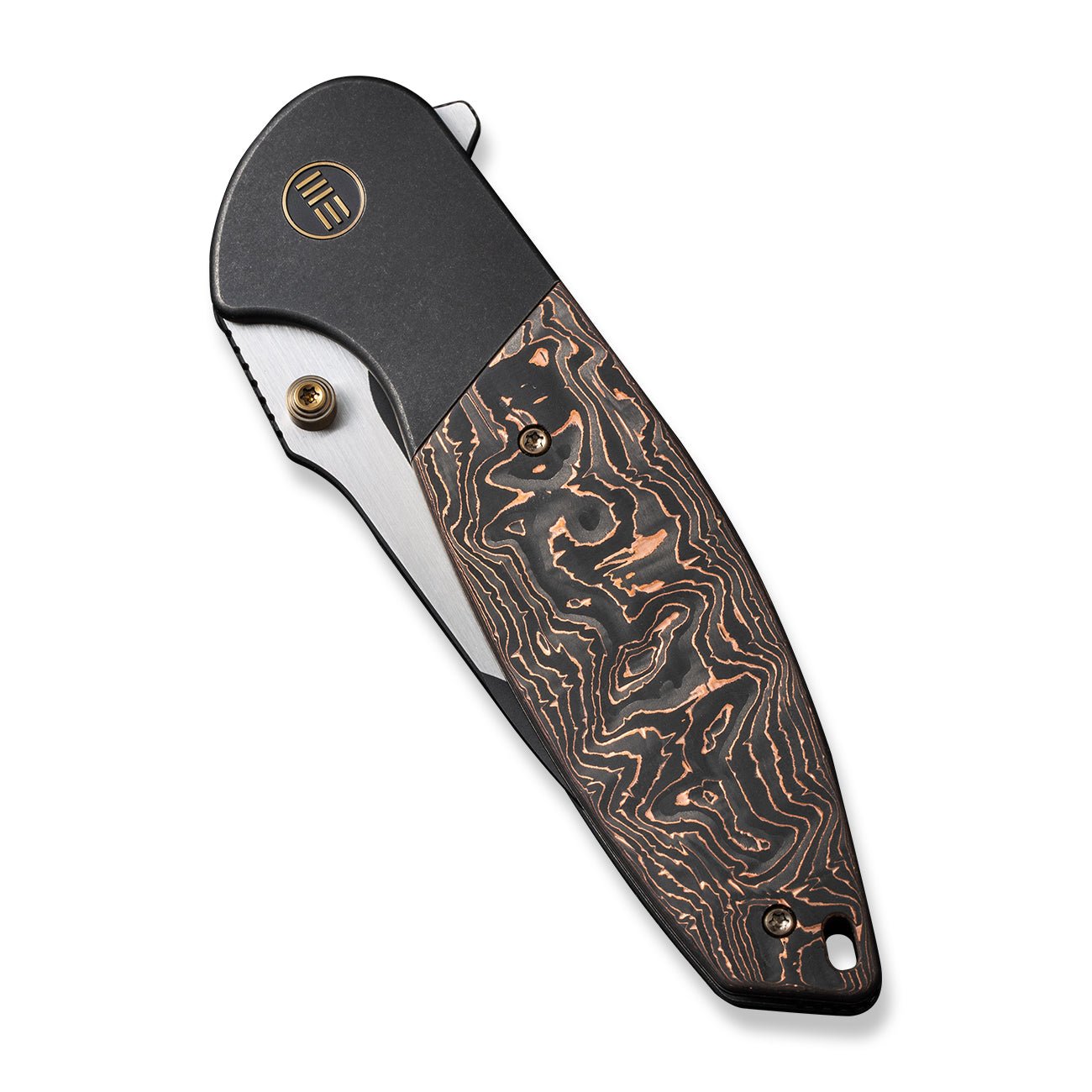 WEKNIFE Nitro OG CPM-20CV钢 钛+碳纤维柄 WE23035-2 黑色 2765