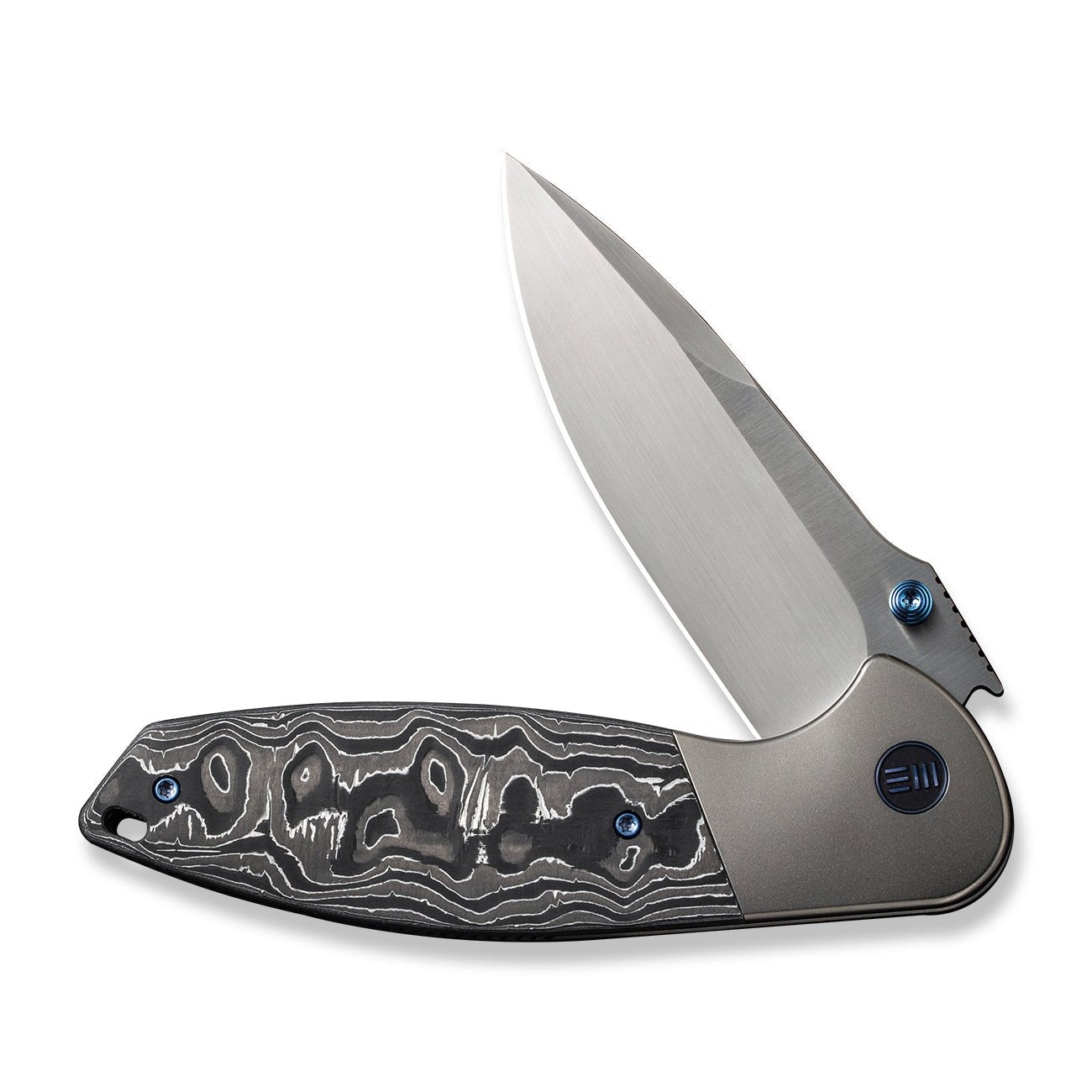 WEKNIFE Nitro OG CPM-20CV钢 钛+碳纤维柄 WE23035-3 黑白色 2876